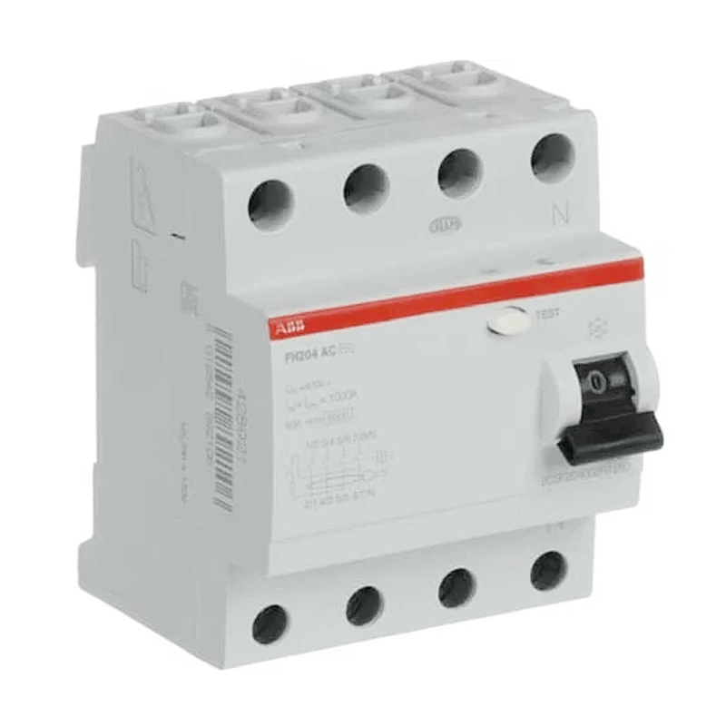 เบรคเกอร์กันไฟดูด 25 แอมป์ 4 โพล ABB RCCB FH204 AC-25/0.03 (Type AC)_1